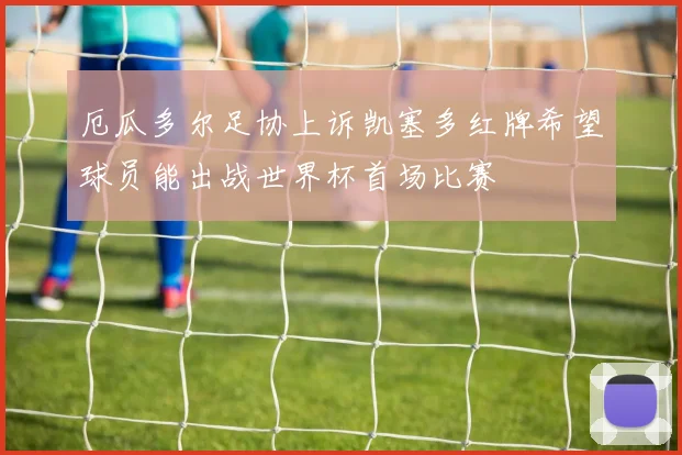 厄瓜多尔足协上诉凯塞多红牌希望球员能出战世界杯首场比赛